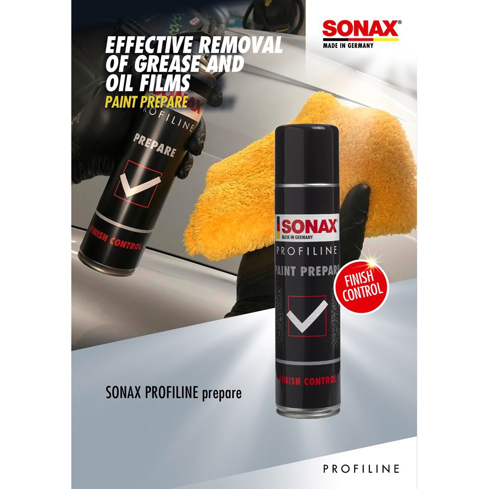 Chuẩn bị bề mặt sơn trước khi phủ nano, ceramic - Sonax profiline paint prepare (Finish Control)