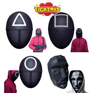 Squid Game - Mặt Nạ Trong Phim Trò Chơi Con Mực Hot Trend 2021 Hàng có sẵn