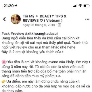 Xịt Khoáng Avene
