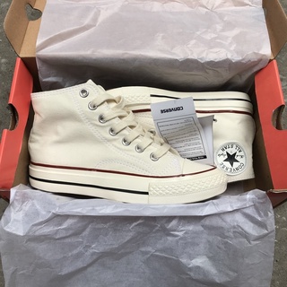 Giày thể thao Con ver.se trắng kem cao nam nữ