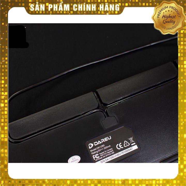 Bàn Phím Cơ Gaming DareU EK1280 - Mã cũ DK1280 - RGB Blue/Brown/Red Switch