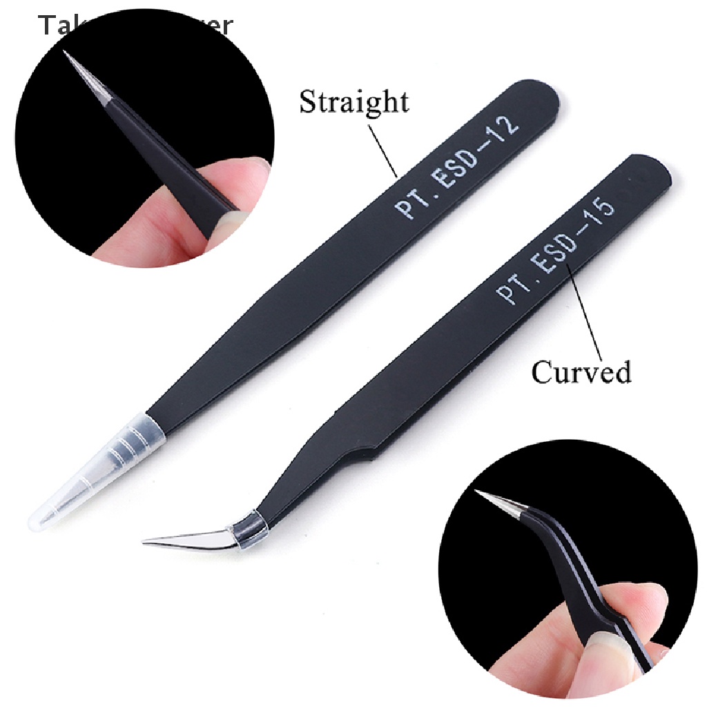 (Hàng Mới Về) Dụng Cụ Chống Tĩnh Điện ESD-12 / 15 Bằng Thép Không Gỉ