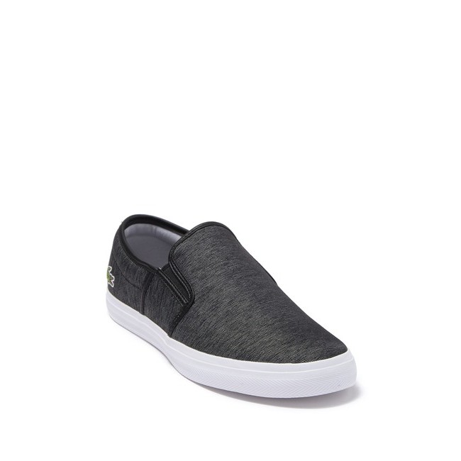 Giày lười Lacoste Nam tatalya 319 slip on ( Đen )