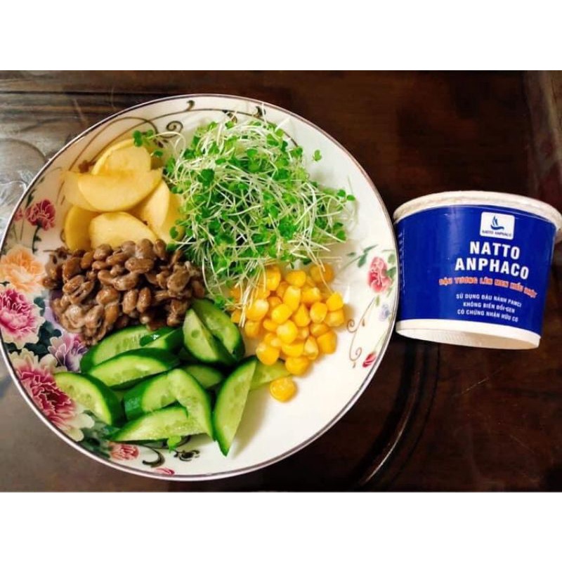 Natto tươi Anphaco/ Đậu nành NonGMO lên men 100gr