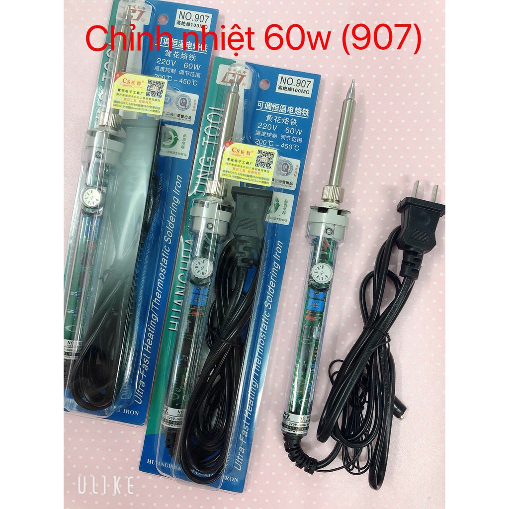 MỎ HÀN ĐIỆN TỬ CÓ ĐIỂU CHỈNH NHIỆT ĐỘ 60W