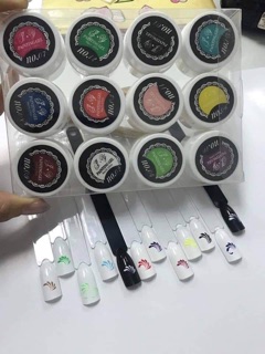 Set gel vẽ 12 màu