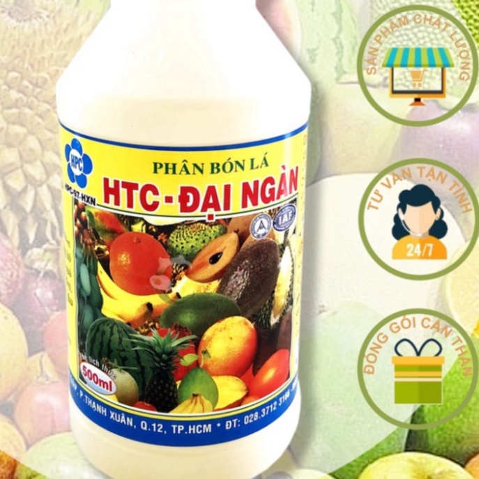 Phân bón lá HTC ĐẠI NGÀN - Ủ Trái chín 500ml . Nông Dược Xanh
