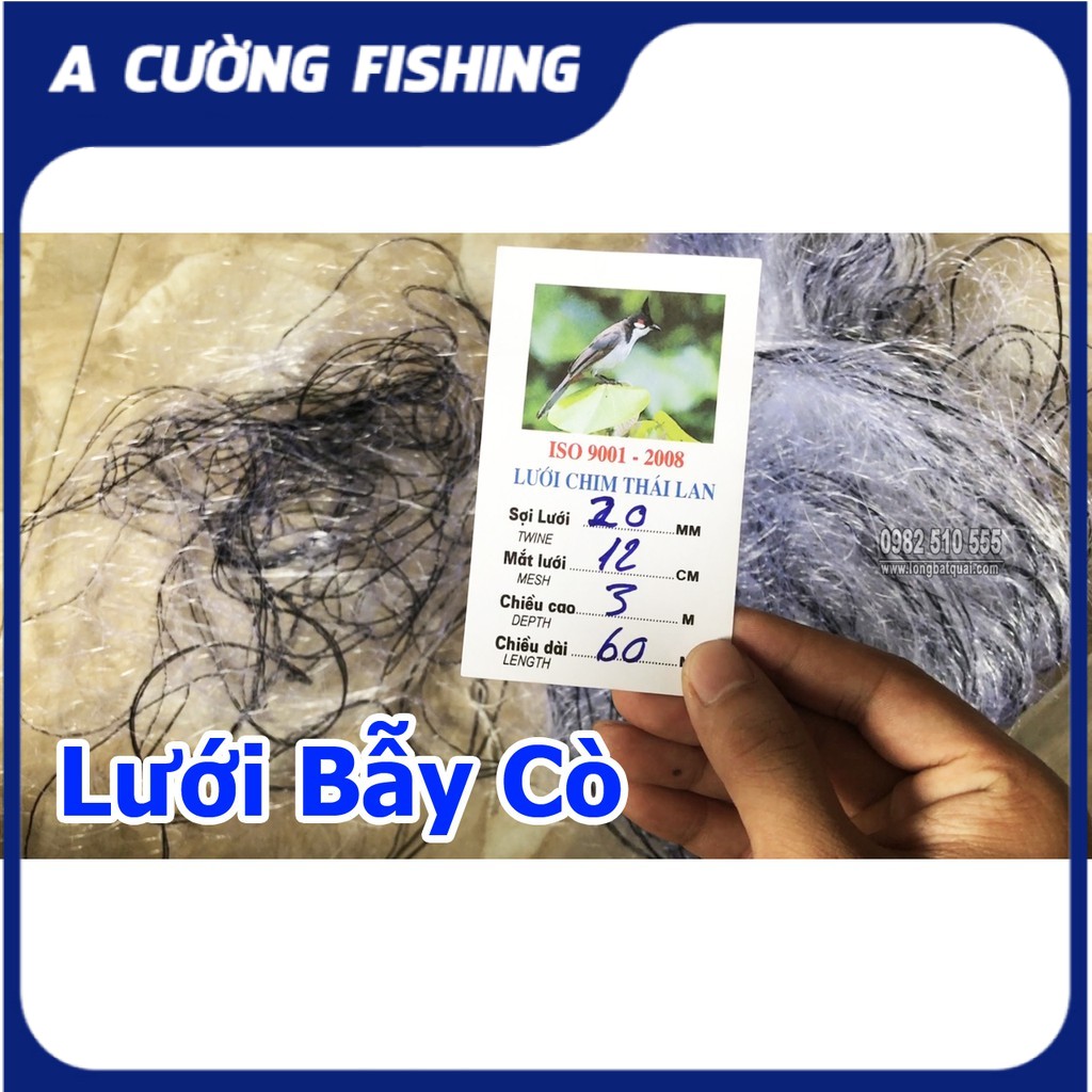 Lưỡi bẫy Cò - Quốc - Vạc Lưới Thái Lan