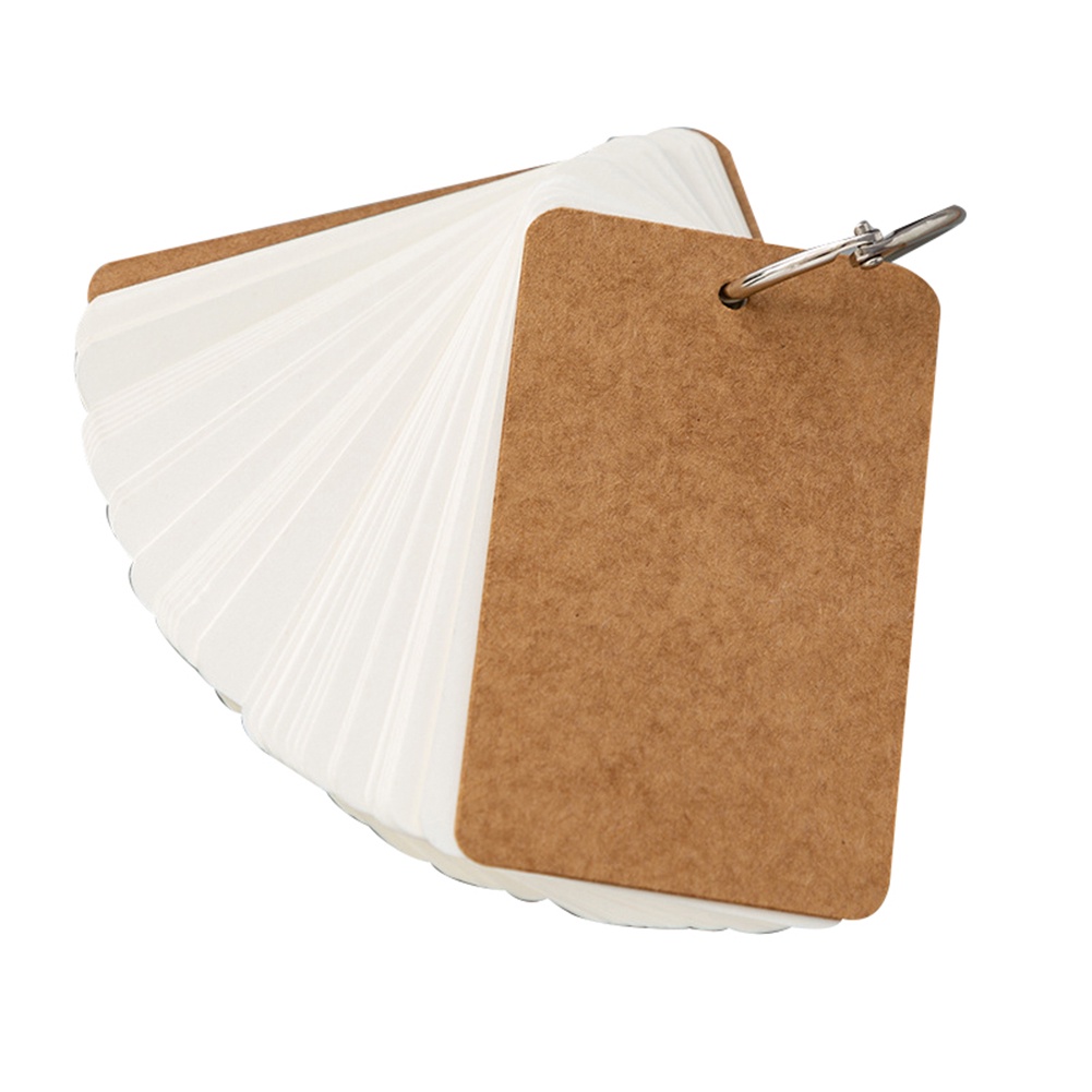 1 Thẻ Giấy Ghi Chú Màu Trắng 9 * 5.5CM Tiện Dụng