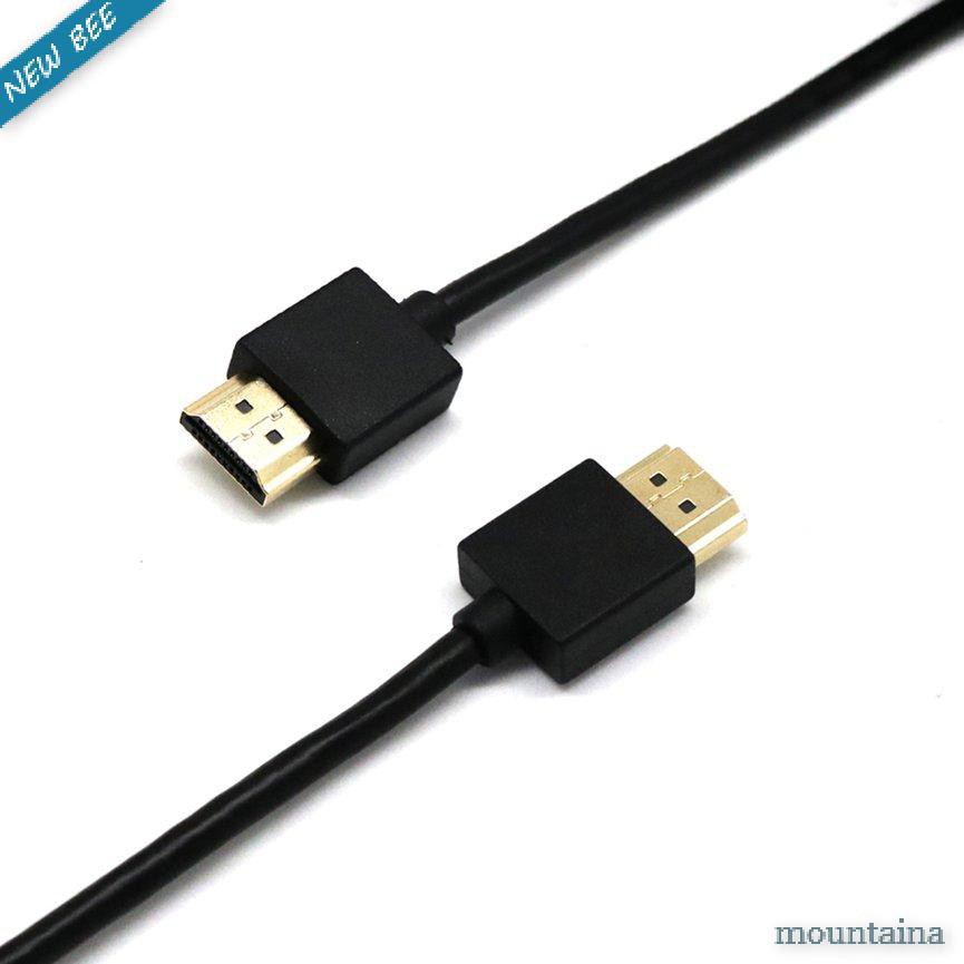 Dây Cáp Hdmi Siêu Mỏng Màu Đen Cho Bluray Dvd Ps3 Hdtv Xbox Lcd Hd Tv Pc