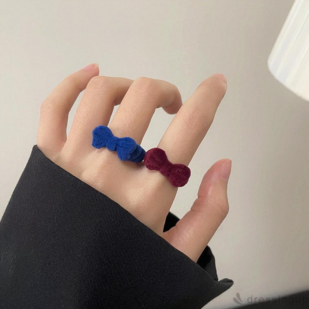 Nhẫn hở hình nơ dễ thương có thể điều chỉnh kích thước cho nữ
