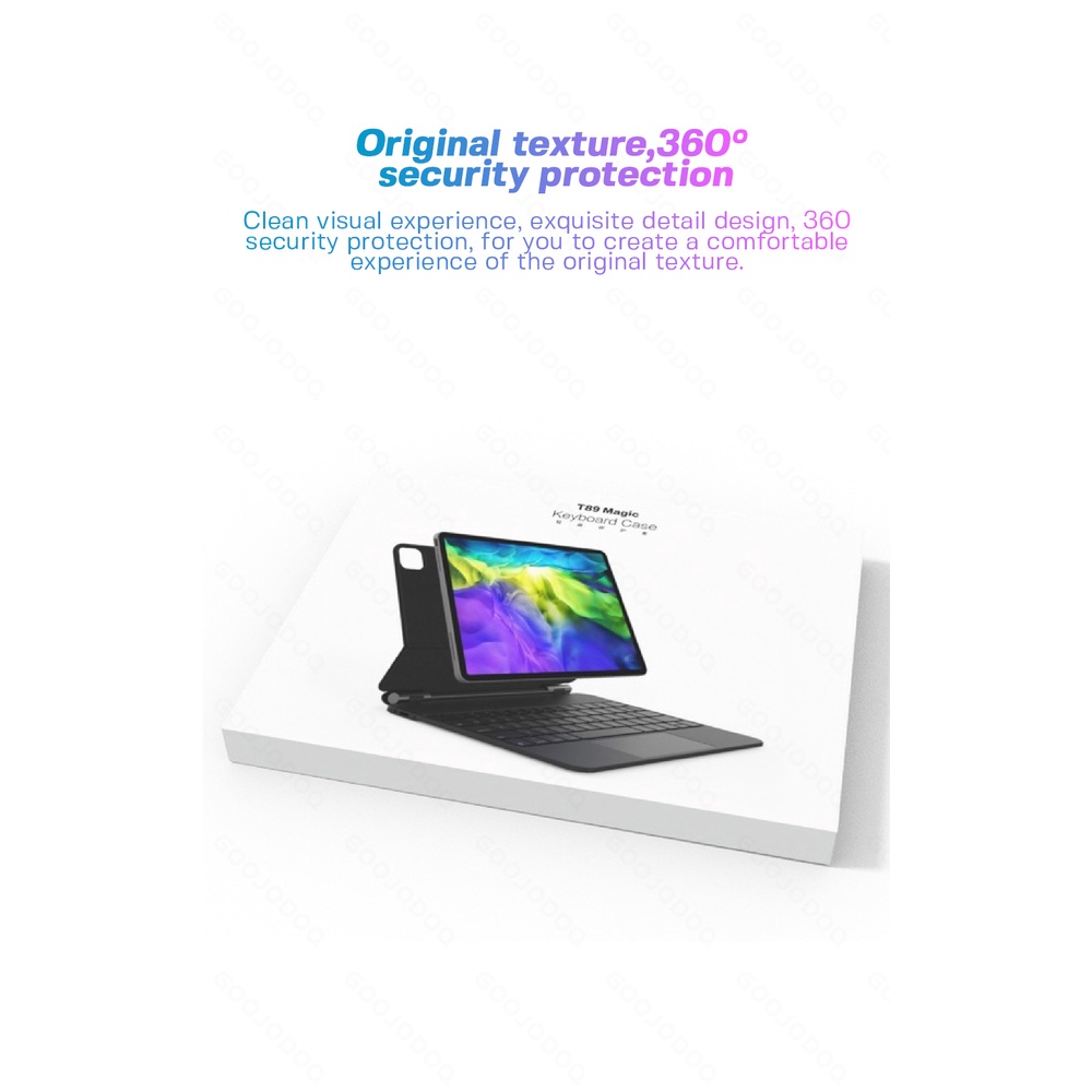GOOJODOQ Bao đựng bàn phím Air 4 Pro 11 2021 Bàn phím Cantilever nổi Vỏ bàn phím bluetooth