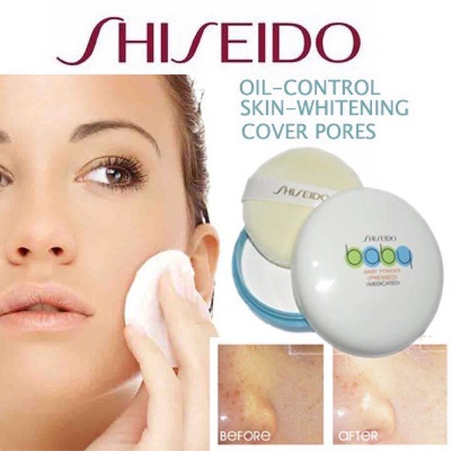 Phấn phủ Shiseido Baby Powder