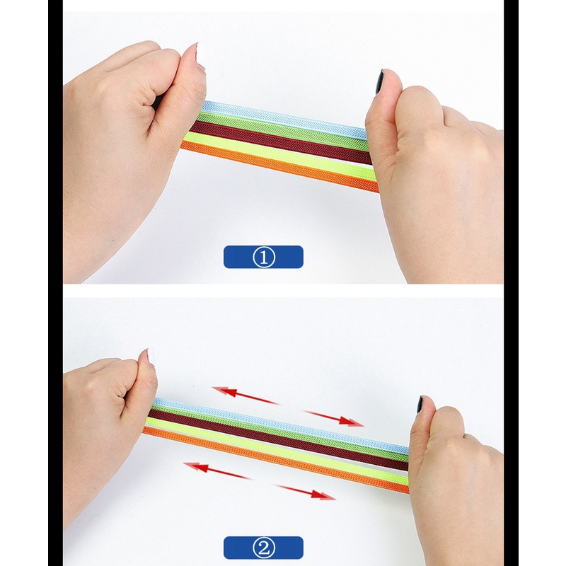 Khóa Dây Giày Co Giãn Không Cần Buộc Dành Cho Người Lớn Và Trẻ Em