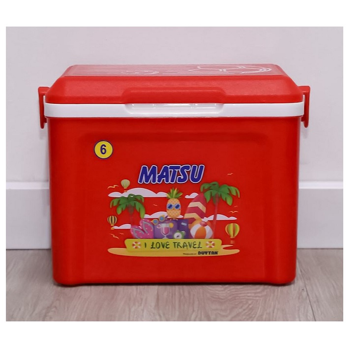 Thùng đá nhựa DUY TÂN Matsu 6 lít (28.6 x 21.5 x 22 cm) - 17540 - Giao màu ngẫu nhiên