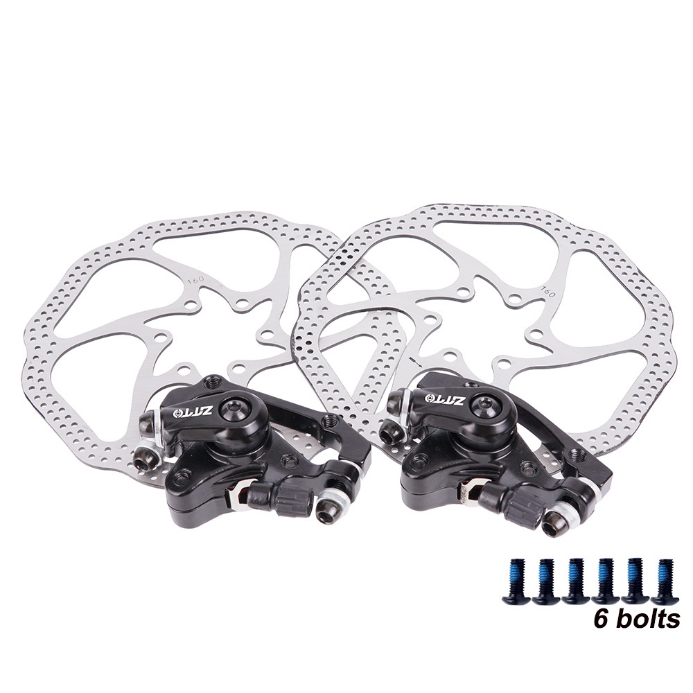Bộ phanh đĩa trước / sau ZTTO MTB F5DS kèm Rotor 160mm thích hợp cho xe đạp leo núi