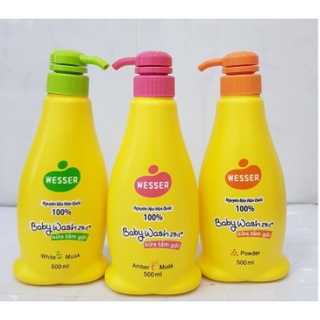 Sữa tắm gội cho bé Wesser 500ml