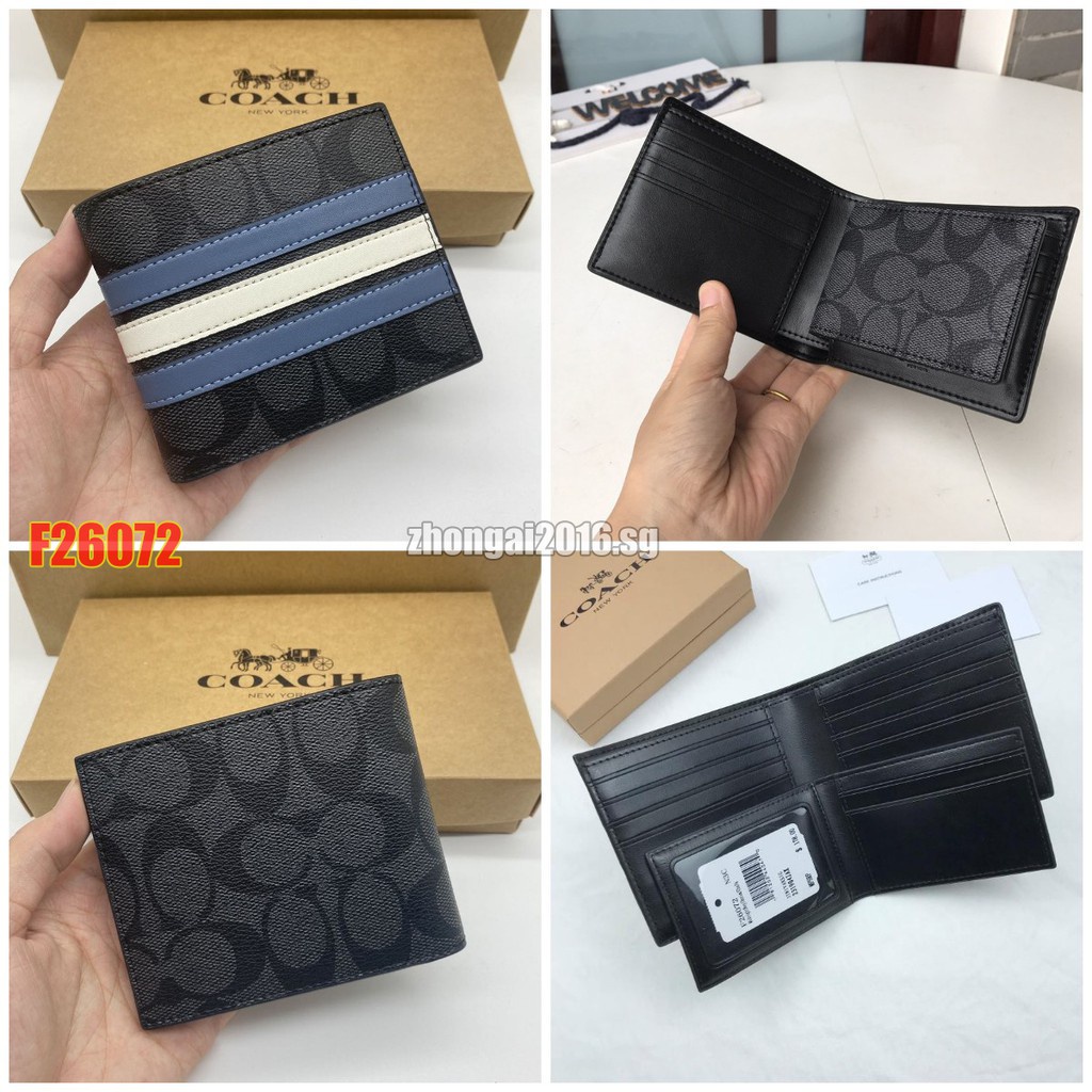 COACH Ví Da Nam Nhiều Ngăn Tiện Lợi 74993 26072