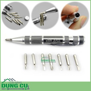 Bộ tuốc nơ vít siêu nhỏ 8 đầu vít dạng bút chất lượng Nhật