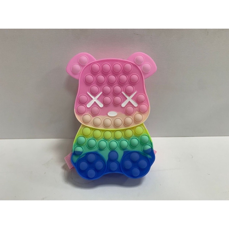 Balo gấu pop it cho bé đi chơi đựng đồ cute