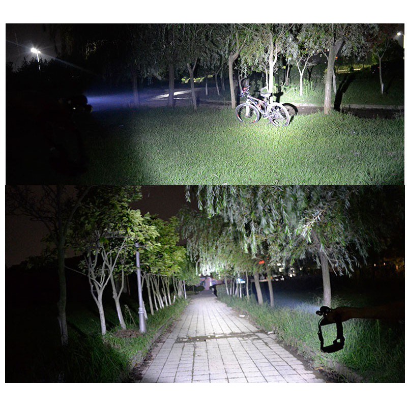 Đèn đội đầu siêu sáng 5 bóng có Zoom
