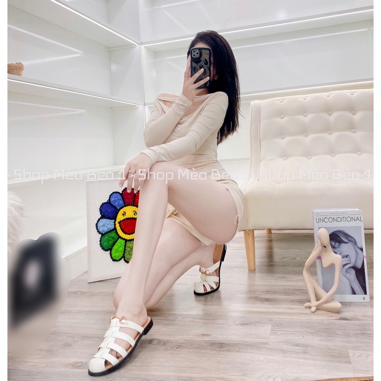 Sục giọ gc đan mũi tròn khoá ngang đế bệt fullbox