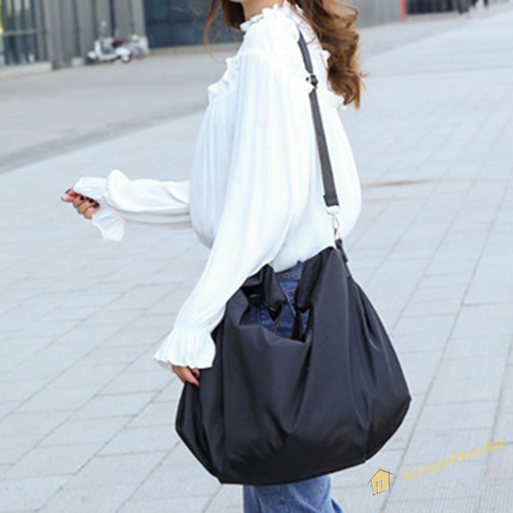 【On Sale】Casual Solid Color Handbag Oxfold Women Large Capacity Shoulder Tote Bag