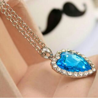 Dây chuyền đá Ruby Sky Blue