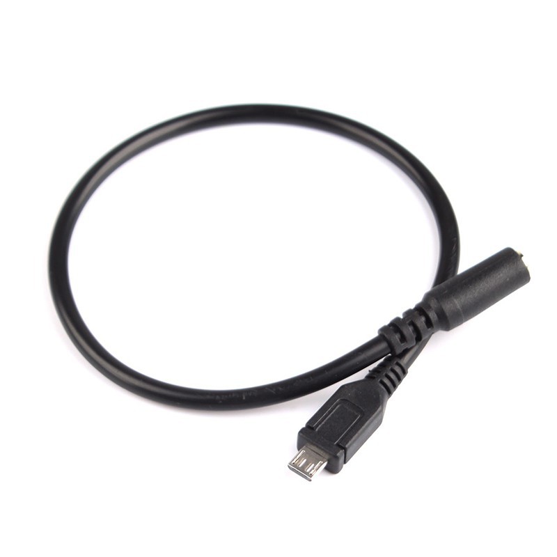 Cáp chuyển đổi đầu cắm micro USB 5PIN 5.5x2.1mm sang lỗ cắm nguồn DC