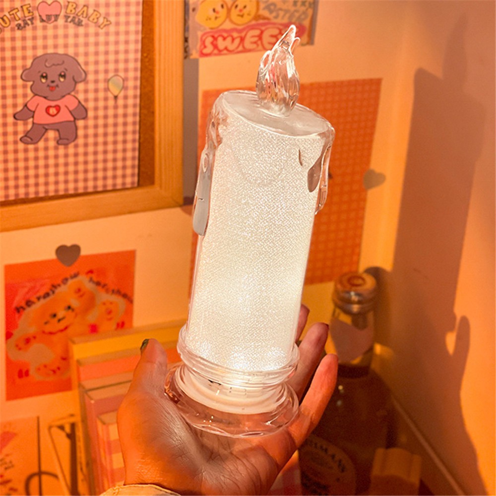 Đèn LED acrylic hình nến dùng cho trang trí tiệc