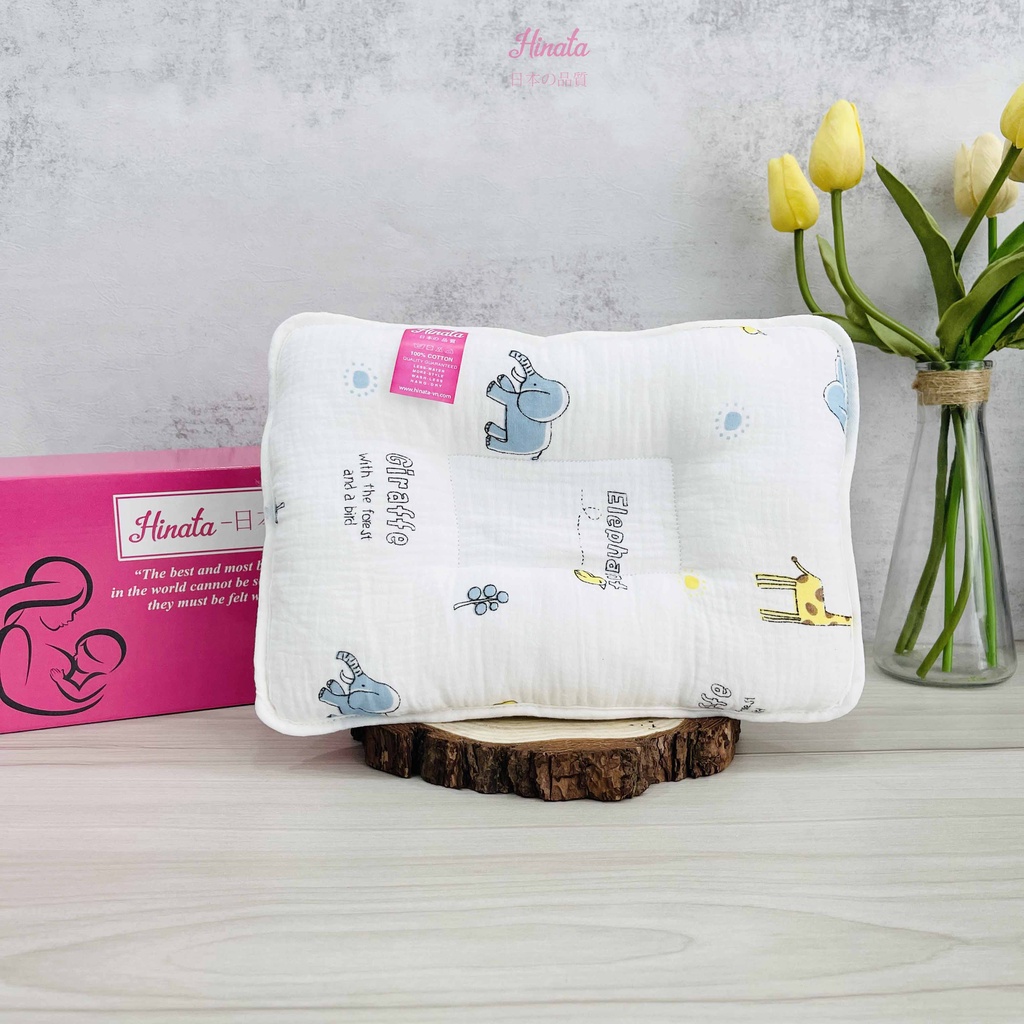 Gối cố định chống móp đầu cho bé HINATA - Hạn chế móp đầu giúp con sâu giấc G14