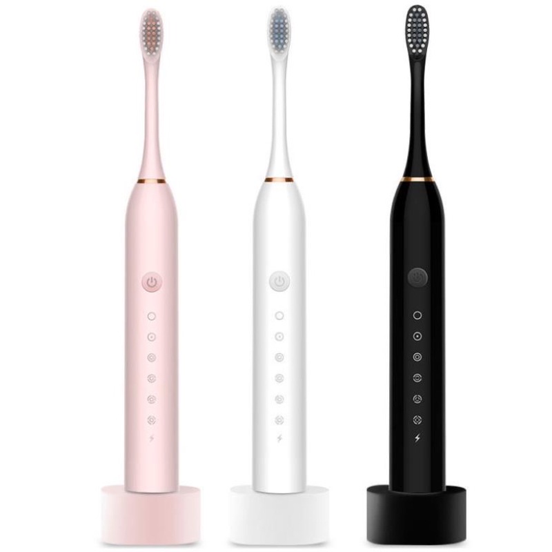 Bàn chải điện đánh răng tự động Sonic X3 kèm 4 đầu thay thế