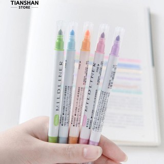 Set 12 bút highlight 2 đầu 12.5cm