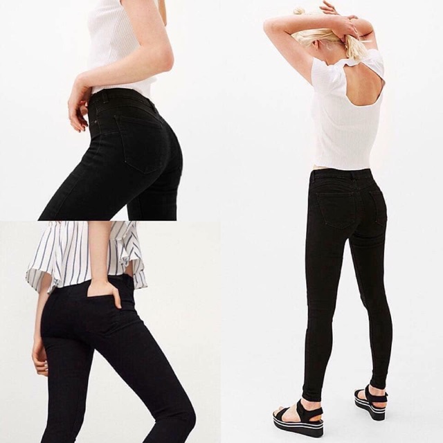Quần bò đen skinny