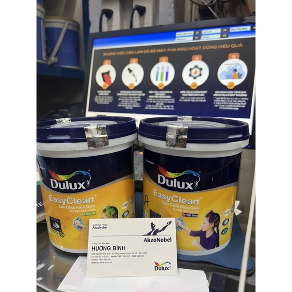 Sơn Dulux Easy Clean tông Xanh Lá Cây (1 lít)