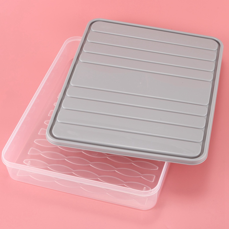 Set 4 Hộp đựng thực phẩm Trong Tủ Lạnh Màu Sắc Ngẫu Nhiên