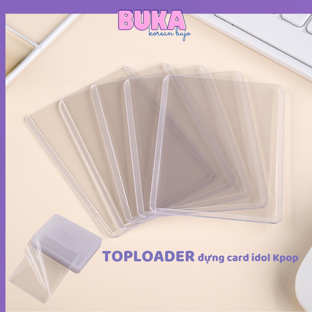 Toploader Buka kích thước A7 - B8 đựng card ảnh idol Kpop, đựng card Anime