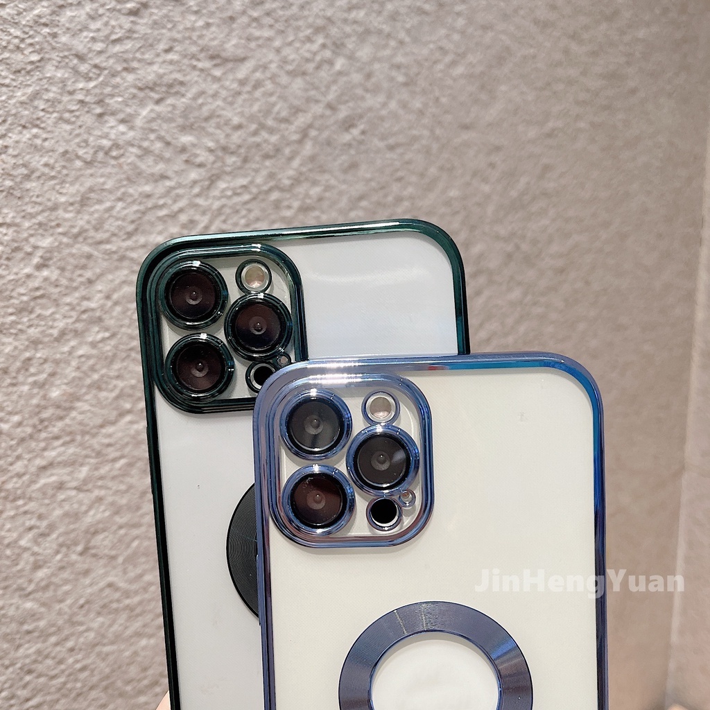 Ốp Điện Thoại Có Miếng Dán Bảo Vệ Camera Dành Cho IPhone 11 12 13 Pro Max 7 8 Plus