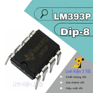 IC khuếch đại thuật toán LM393PN LM393 8 chân chính hãng