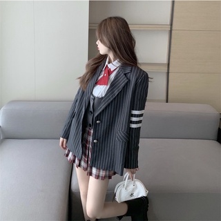 Áo blazer kẻ hot hit Taobao