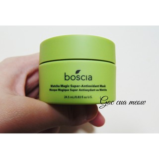 [24.5ml] Mặt nạ Boscia Matcha Magic Super-Antioxidant Mask
