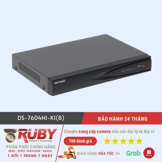Đầu ghi IP 4 kênh Hikvision DS-7604NI-K1(B)