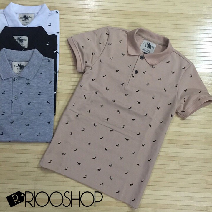 Áo thun nam có cổ Deer cao cấp