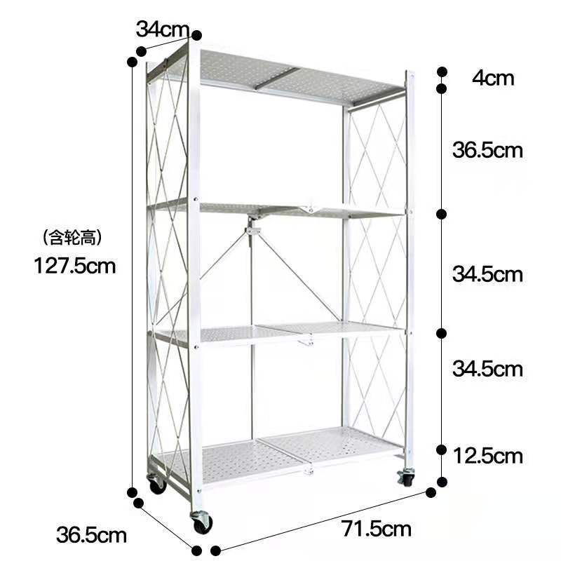 [CHUYÊN SỈ ] Kệ Để Đồ Đa Năng Gấp Gọn 3/4/5 tầng cho nhà bếp, phòng ăn, phòng tắm, phòng ngủ