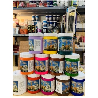 Màu Acrylic 500ml - màu 3D. màu vẽ mỹ thuật chuyên dùng ngoài trời