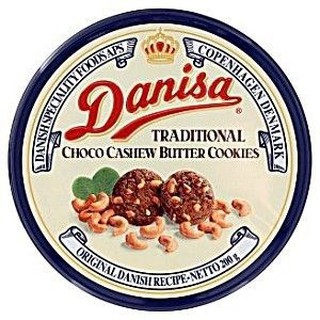 Bánh quy Danisa hạt điều Butter Cookies Traditional Thái Lan hộp 200g