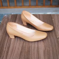 Giày mũi vuông cao 3 phân, 5 phân, 7 phân