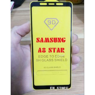 Kính cường lực 9D Dành Cho Samsung Galaxy A8 star Full màn hình Full keo - Hàng Chính Hãng