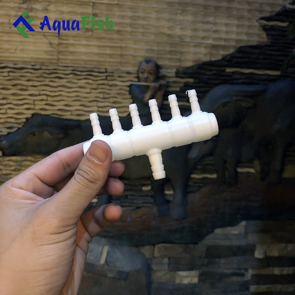 Đầu chia sủi bằng nhựa 6 nhánh