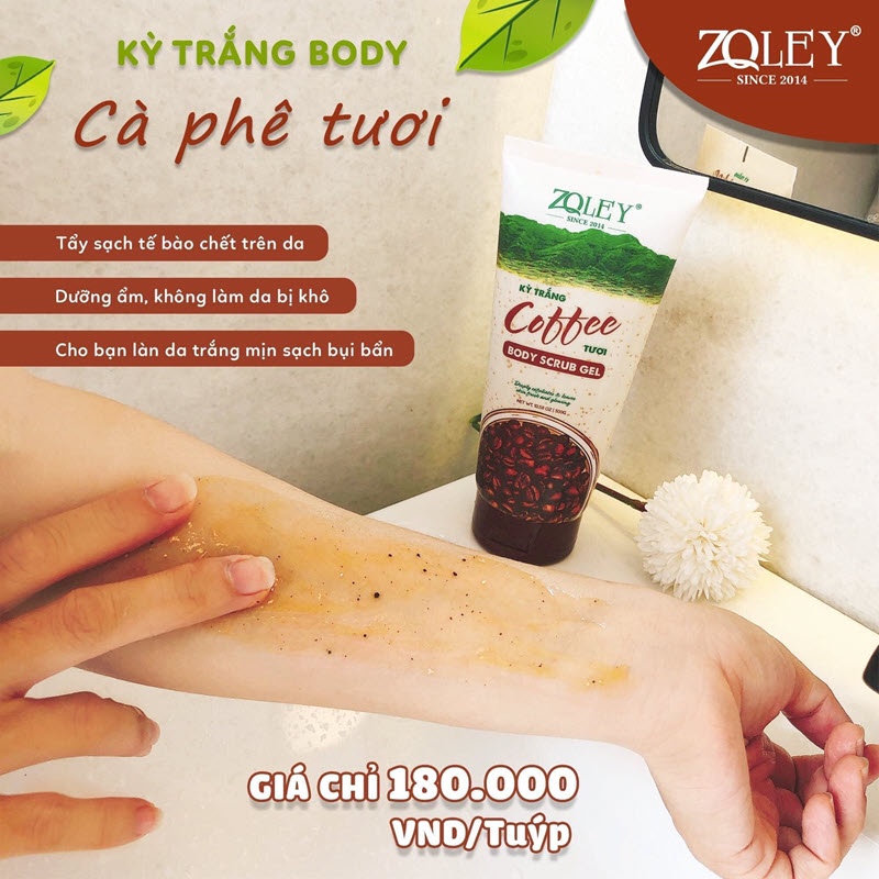 TẨY TẾ BÀO CHẾT ZOLEY CAFE 300G Không có đánh giá